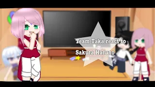 Team Taka react to Sakura Haruno 🌸 [] GC Naruto [] Part 1/2 [] Sasusaku [] READ DESC