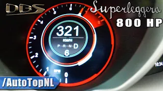 800HP Aston Martin DBS Superleggera | 0-321KM/H ACCELERATION on AUTOBAHN by AutoTopNL