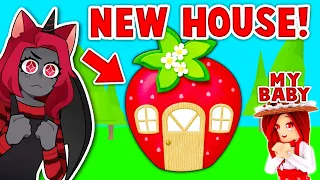 My BABY Built A *SECRET* ROOM In The NEW HOUSE In Adopt Me! (Roblox)