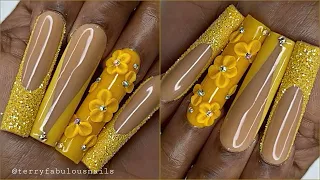 Spring Sugar Nails | How To Do 3D Flowers | Acrylic For Beginners