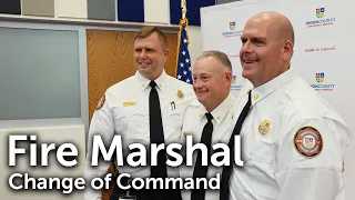 Fire Marshal Change of Command