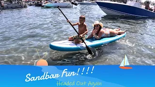 Sandbar fun at Lake Boca Raton Part 2 #boating