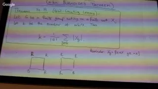 Groups 17b: The Orbit-Counting Lemma