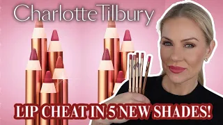 NEW! CHARLOTTE TILBURY LIP CHEAT LIP LINERS IN 5 NEW SHADES!