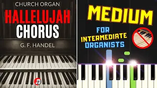 Hallelujah Chorus from the Messiah Handel Medium Church Organ Tutorial for Organist Sheet Music Nuty
