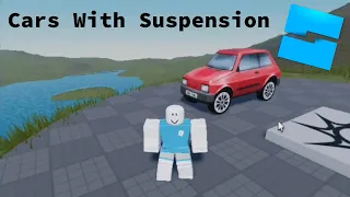 Cars With Suspension - Roblox Scripting Tutorial