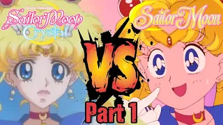 Classic VS Crystal - Sailor Moon Episode 1 Part 1