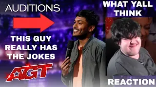 Usama Siddiquee Hilarious Stand Up Comedy REACTION  Americas Got Talent 2020