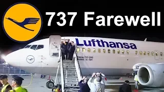 Lufthansa Boeing 737 Farewell Flight | Frankfurt - Nuremberg - Frankfurt