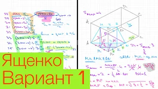 ЕГЭ 2024 | Профильная математика | Ященко Вариант 1