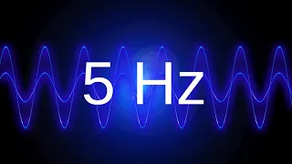 5 Hz clean pure sine wave BASS TEST TONE frequency