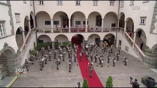 Militärmusik Kärnten - "Kärntner Liedermarsch, Kärntner Landeshymne und Europahymne"