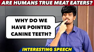 Herbivores or Omnivores? | Are Humans True Meat Eaters? | Interesting Speech | Lecture on Veganism