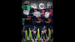 Psg 2023-2020 Troll Face Squad #shorts #football #psg