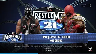 WWE 2K24 The Bigman Harry Torres vs Bigdog