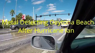 Beach Metal Detecting  IDD 267 Daytona After Hurricane Ian