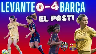 LEVANTE 0 - 4 BARÇA FEMENÍ 💙❤ Postpartido 💥 ¡DOBLETE de AITANA! ⚽ Elección de MVP, OPINIÓN, y más!