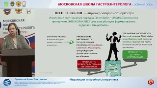 Лоранская И.Д. Модуляция микробиоты кишечника