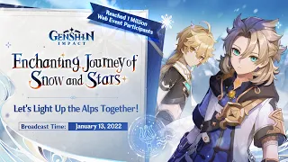 Enchanting Journey of Snow and Stars: Illuminating Event in the Alps (Teaser 2) | Genshin Impact