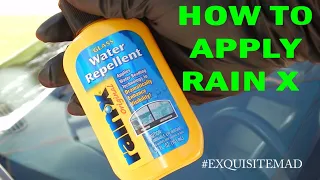 How to Apply Rain X Detailing Tips #ExquisiteMAD