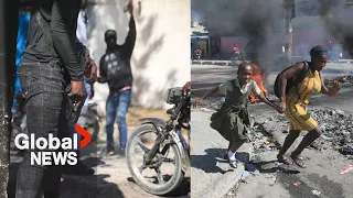 Haiti police officers block roads, break into main airport to protest officer killings