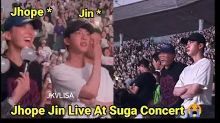 Jin And J-hope on stage in Suga Concert 😍 | SUGA concert day 3 |.