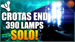 Destiny: 390 CROTAS END SOLO THE ABYSS! HOW TO SOLO THE LAMPS AS A WARLOCK!