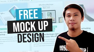 Free mockups design and how to use them in Photoshop | TAGALOG TUTORIAL
