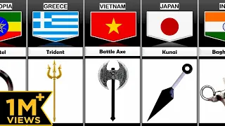 Ancient Weapons From Different Countries