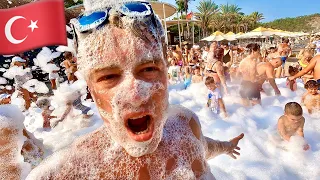 ОТДЫХ В ТУРЦИИ В ОТЕЛЕ 5 ЗВЕЗД! Пенная вечеринка в Pirate's Beach Club. Отрываемся как можем)