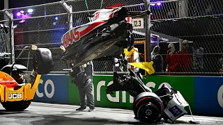 F1 Saudi Arabia All Crashes