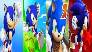 Sonic Jump Fever VS Sonic Dash VS Sonic Dash 2 VS Sonic Forces Speed Battle