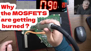 That's why the MOSFETS are getting burned - A pretty cool experiment