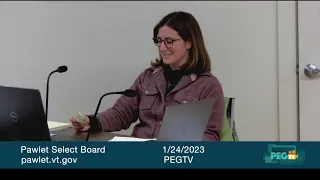 Pawlet Select Board - January 24, 2023