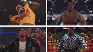 WWE 2K23 Entrances: Hulk Hogan 80's, Bruno Sammartino, Piper, Warrior, Doink, Savage, Razor & More