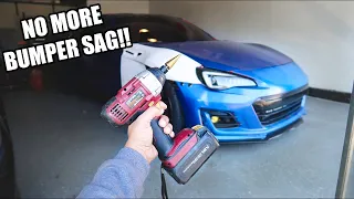FIXING THE NOTORIOUS BRZ/FRS BUMPER ISSUE + WRX UPDATE