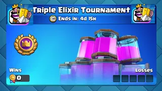 28 Wins In Triple Elixir Tournament With Pekka Bridge Spam poison Deck!🔥