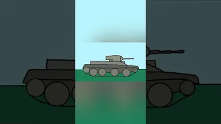 BT-7A (76mm) VS TIGER 1 (animation) (анимация) мультики про танки