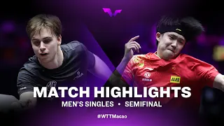 Highlights | Truls Moregard vs Wang Chuqin | MS SF | WTT Champions Macao 2022