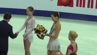 Cup of China 2012 Ladies medal ceremony
