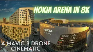 Nokia Arena in 8K, Europe's newest ice hockey stadium, Tampere, Finland.A  Mavic 3 drone cinematic.