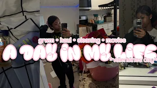 DAY IN MY LIFE * VALENTINES DAY * || grwm • cleaning • haul • movies