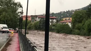 Quando la natura si arrabbia.Fiume Breggia 27/07/2021