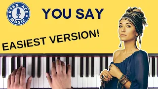 You Say - Lauren Daigle | EASY PIANO TUTORIAL