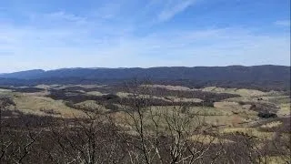 Hiking to Monster Rock near Big Walker Lookout and Country Store in Wythe County, Virginia