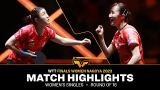 Chen Meng vs Hina Hayata | WS R16 | WTT Finals Women Nayoga 2023
