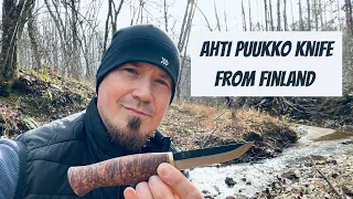 Ahti Vaara Puukko Knife from Finland