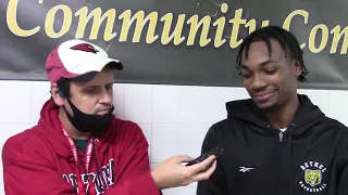 Bethel's Obi Okafor and Khamari 'Smiley' Faulks after 58-40 win over Phoebus - Tues. Dec. 7, 2021