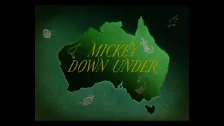 Mickey Mouse – Mickey Down Under (1948) – original RKO titles