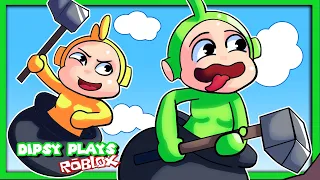 🌈 100% IMPOSSIBLE ROBLOX GAME | Dipsy Plays Roblox Getting Ovet It